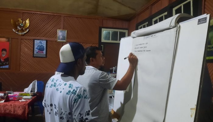 Pemetaan cepat ruang Desa , Pangkalan Data Haruku, Maluku. 2022