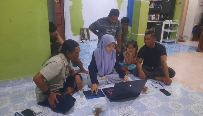 Pembuatan Pangkalan Data Desa Bonai, Riau. 2023