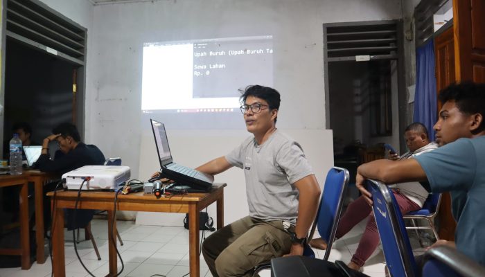 Pembuatan Pangkalan data Posiwatu, Lembata, NTT. 2023